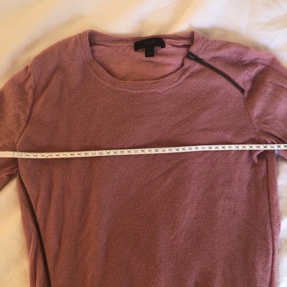 J. Crew Pink Merino Wool Sweater - Picture 10 of 11